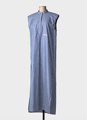 Robe longue sans manche sans manche bleu ROSEANNA femme