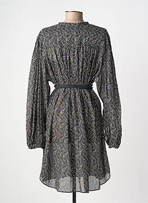 Robe mi-longue imprimé fantaisie manches longues gris MARANT ETOILE femme