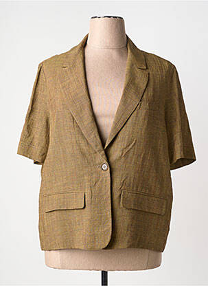 Blazer poches marron MOMONI femme