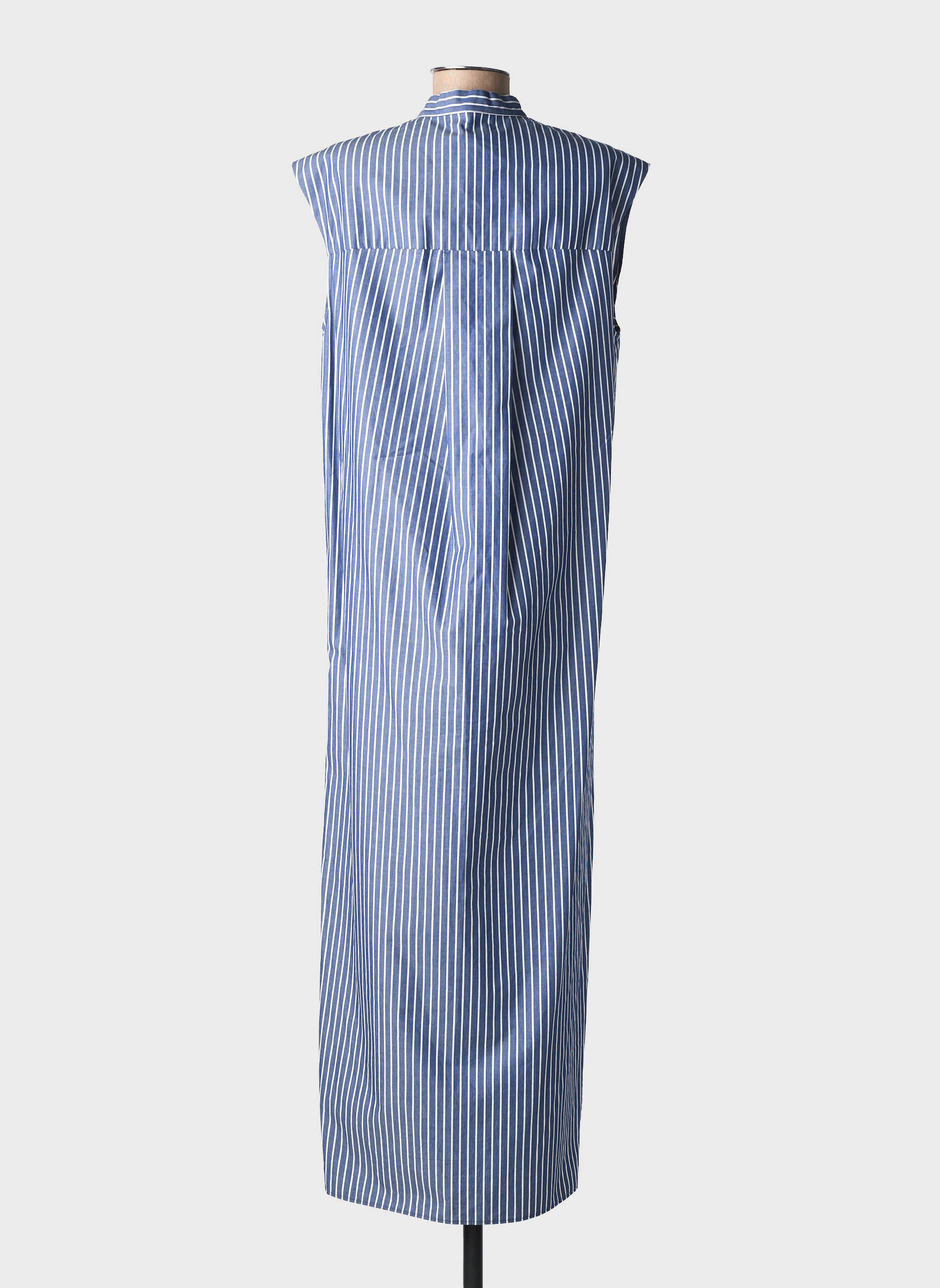 Robe longue sans manche sans manche bleu ROSEANNA femme