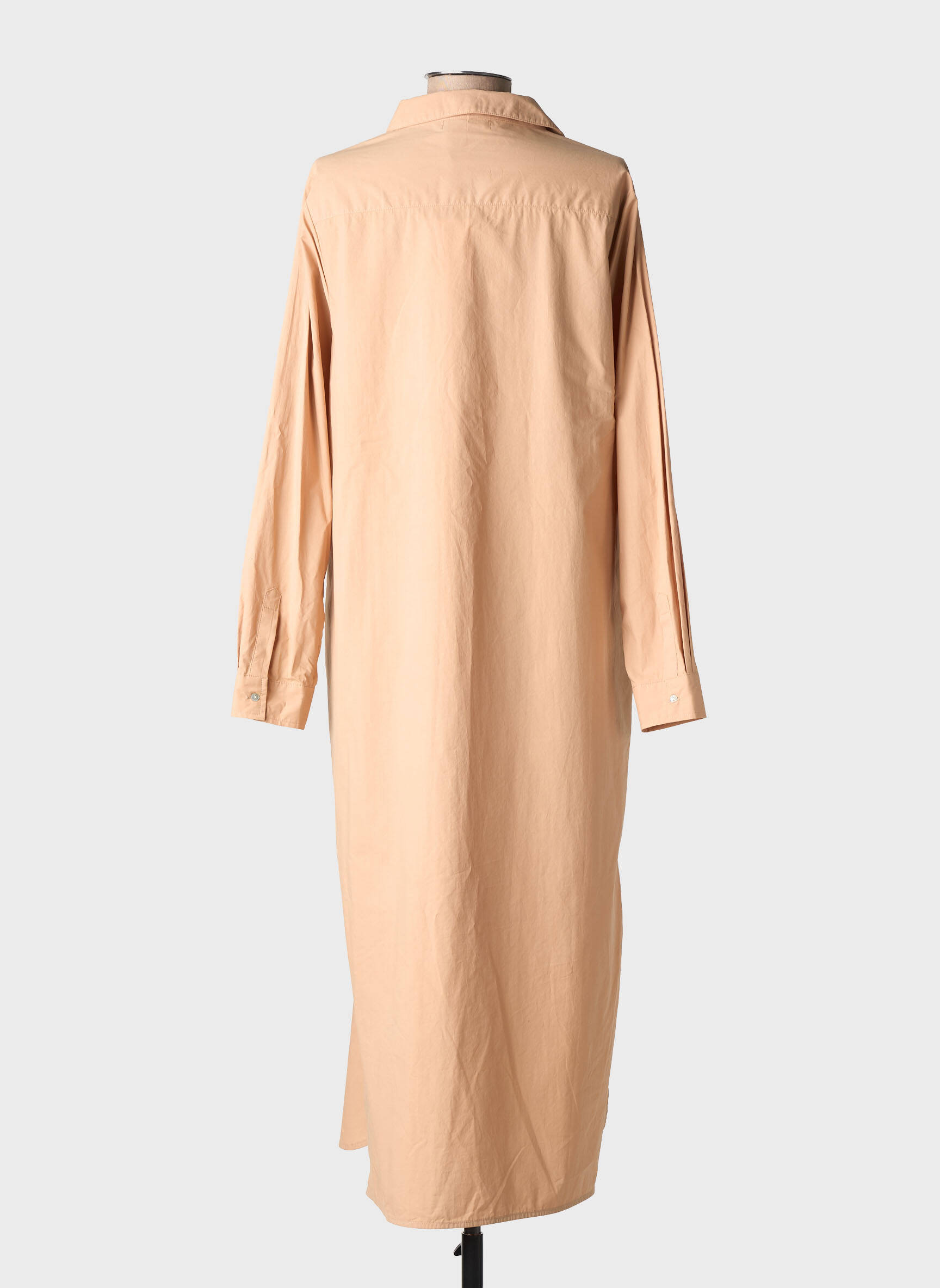Robe longue manches longues manches longues beige BELLA JONES femme