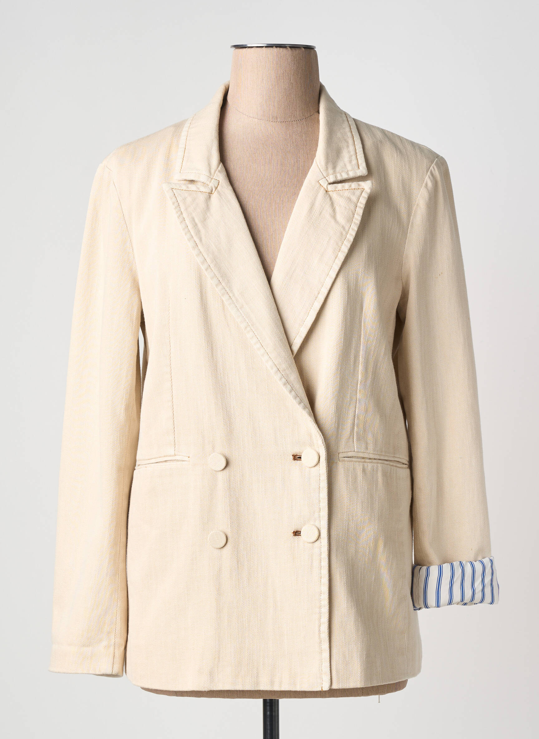 Blazer poches beige MALIPARMI femme