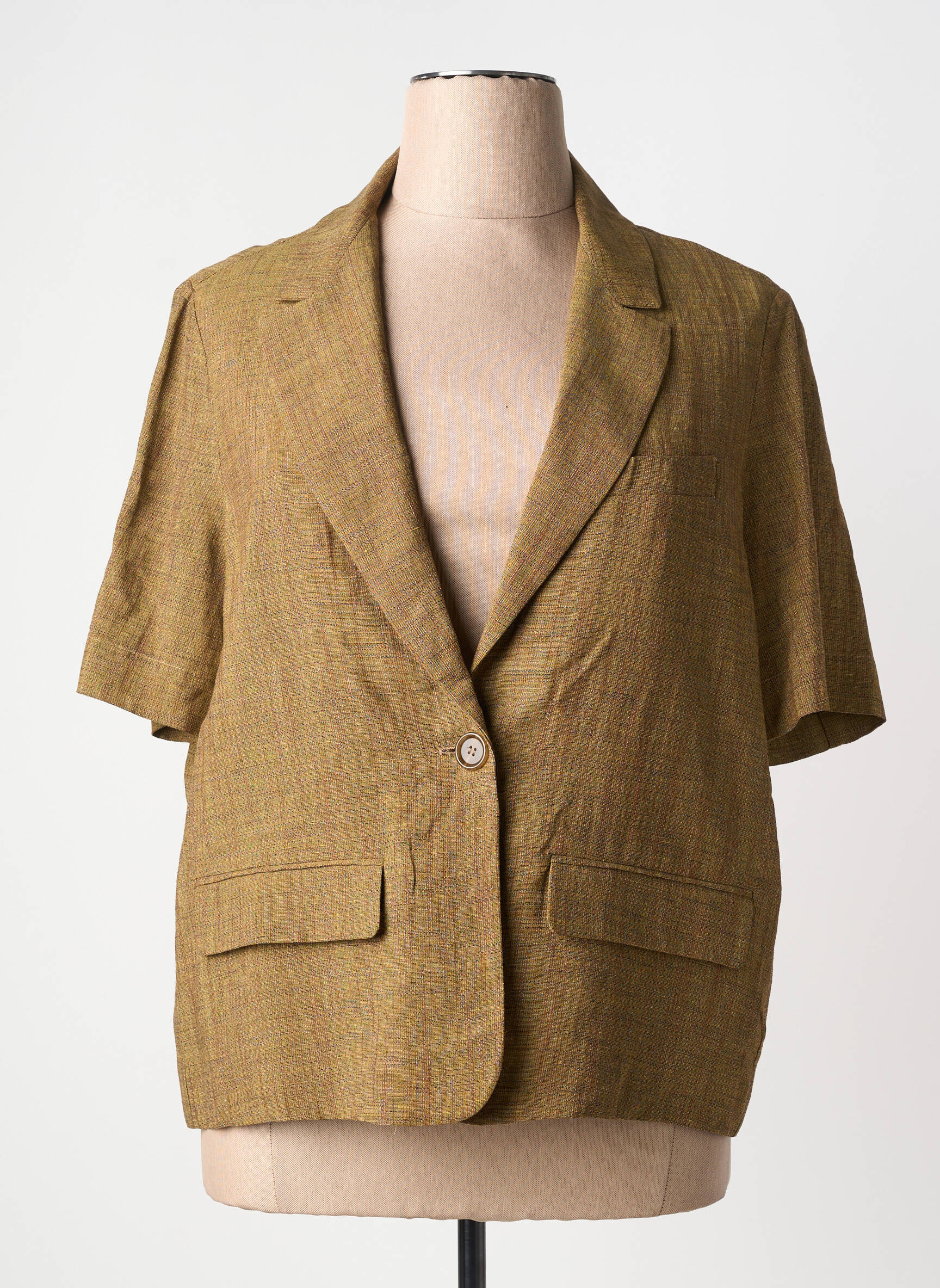 Blazer poches marron MOMONI femme