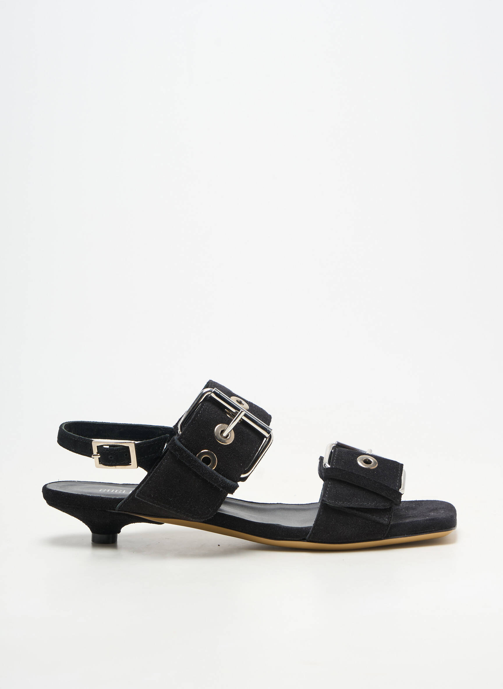 Sandales/nu pieds fermeture bride(s) talon de 4 à 6cm noir GUGLIELMO ROTTA femme