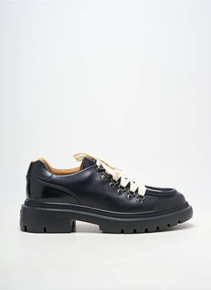 Baskets matière lisse talon bas noir BALLY homme