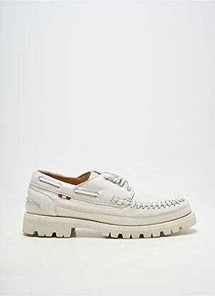 Derbies matière lisse talon bas blanc BALLY homme