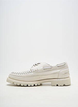 Derbies matière lisse talon bas blanc BALLY homme