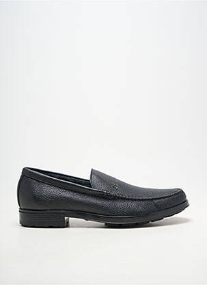 Mocassins matière lisse talon bas noir BALLY homme