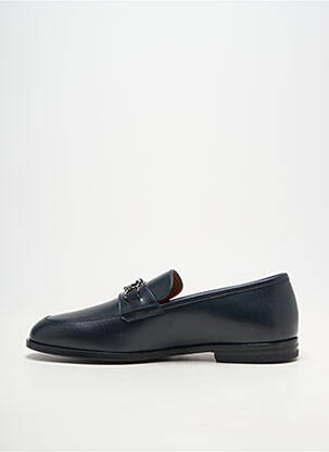 Mocassins matière lisse talon bas bleu BALLY homme