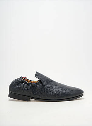 Mocassins matière lisse talon bas noir BALLY homme