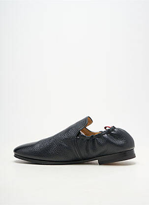 Mocassins matière lisse talon bas noir BALLY homme