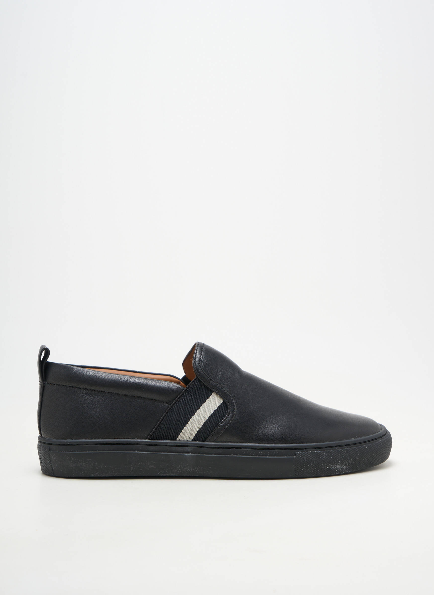 Slip ons bout rond bout rond noir BALLY homme