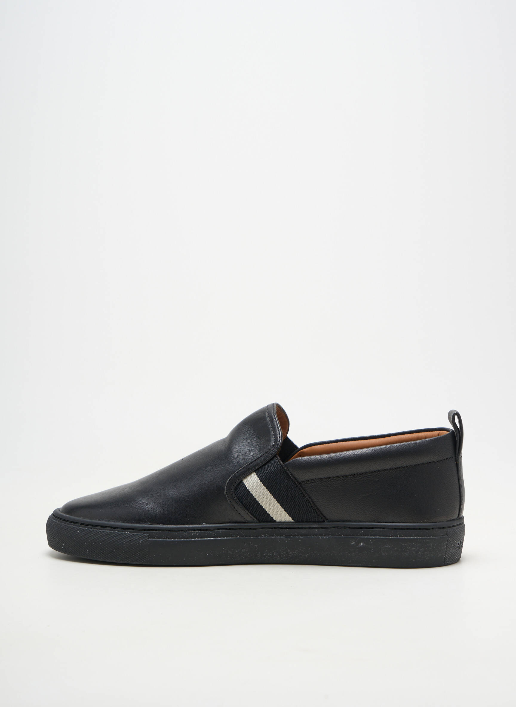 Slip ons bout rond bout rond noir BALLY homme