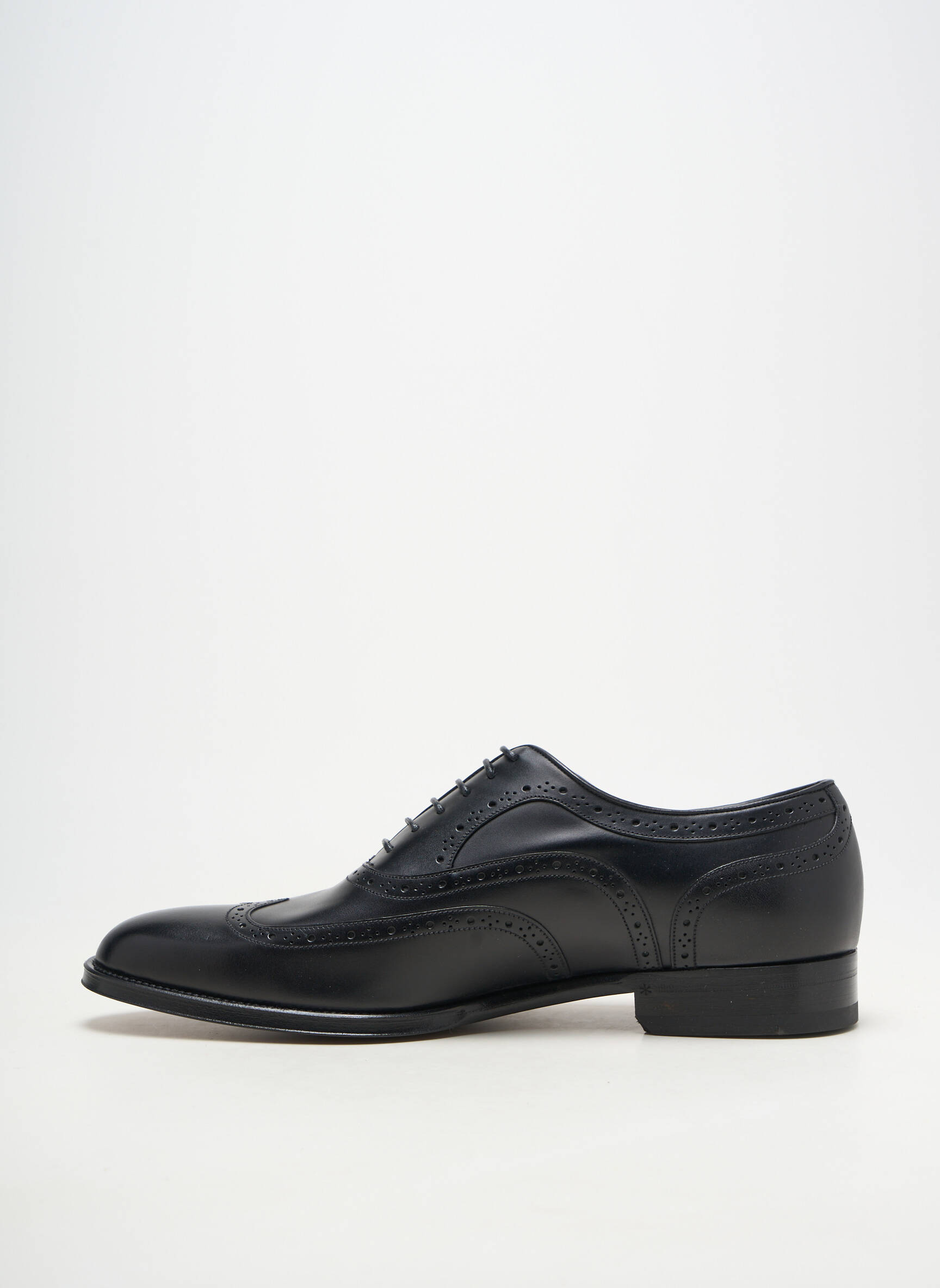 Derbies matière lisse talon bas noir BALLY homme