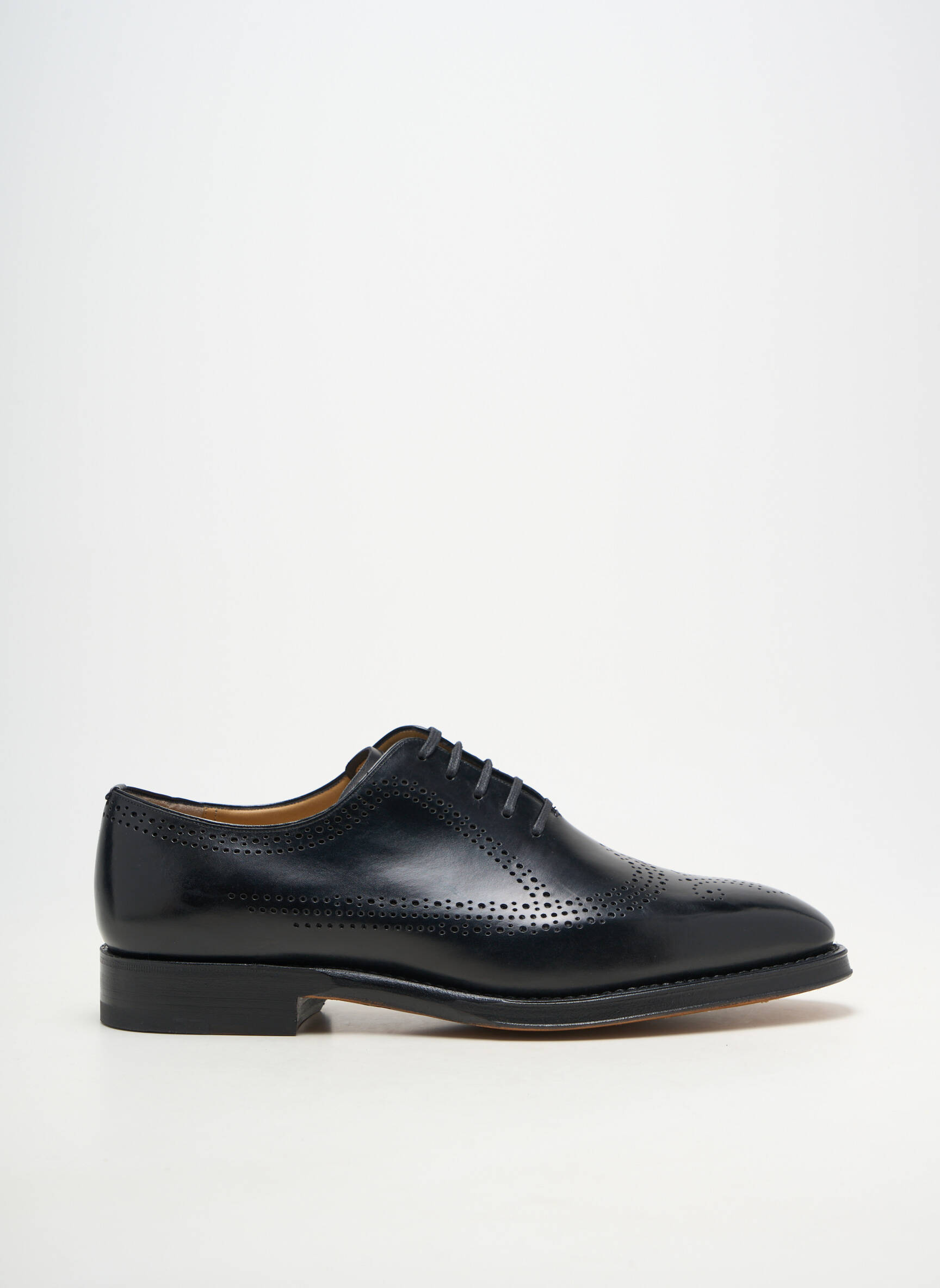 Derbies matière lisse talon bas noir BALLY homme
