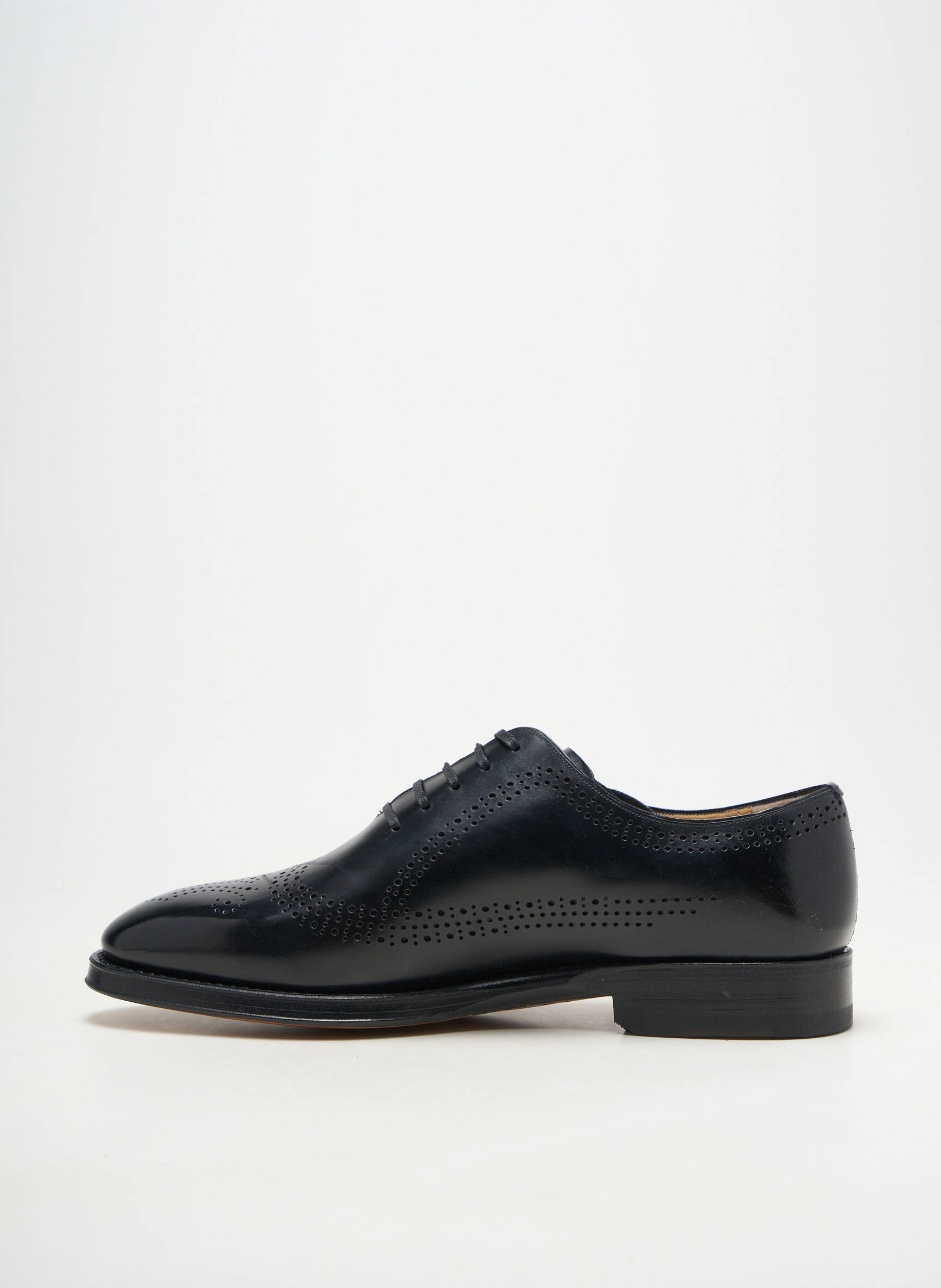 Derbies matière lisse talon bas noir BALLY homme