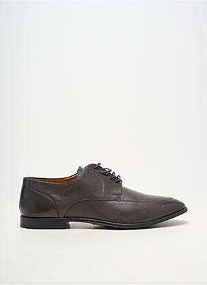 Derbies matière lisse talon bas gris BALLY homme
