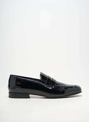 Mocassins matière lisse talon bas noir BALLY homme