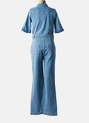 Combi-pantalon col chemisier manches courtes bleu KING LOUIE femme
