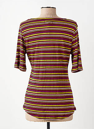 T-shirt col v manches courtes violet KING LOUIE femme