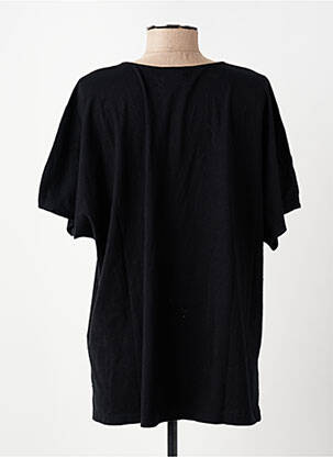 T-shirt coupe droite manches courtes noir DES PETITS HAUTS femme