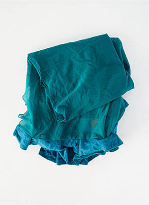 Foulard coutures renforcées vert JEANNE CERISE femme