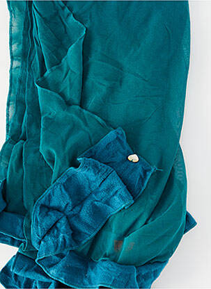 Foulard coutures renforcées vert JEANNE CERISE femme
