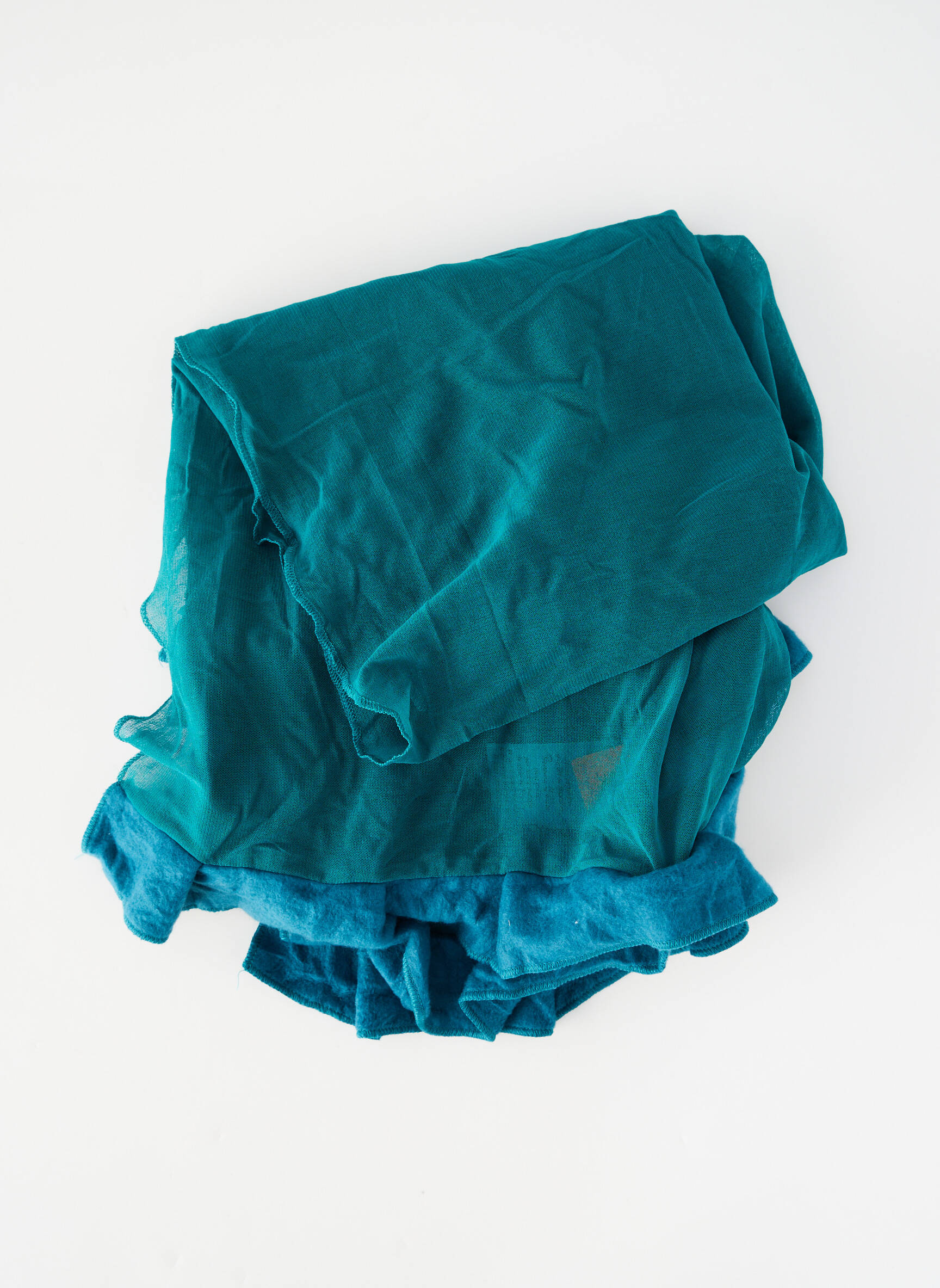 Foulard coutures renforcées vert JEANNE CERISE femme