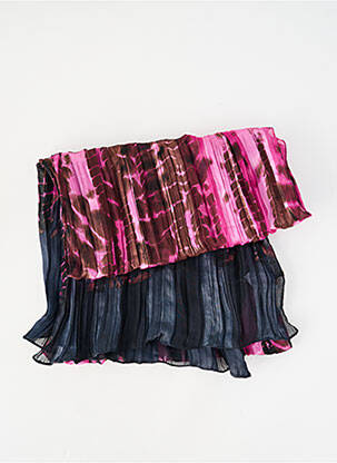 Foulard effet matière satinée violet SURKANA femme