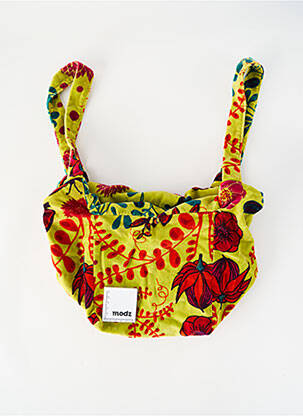 Sac fermeture zippée forme rectangulaire vert LA FIANCEE DU MEKONG femme