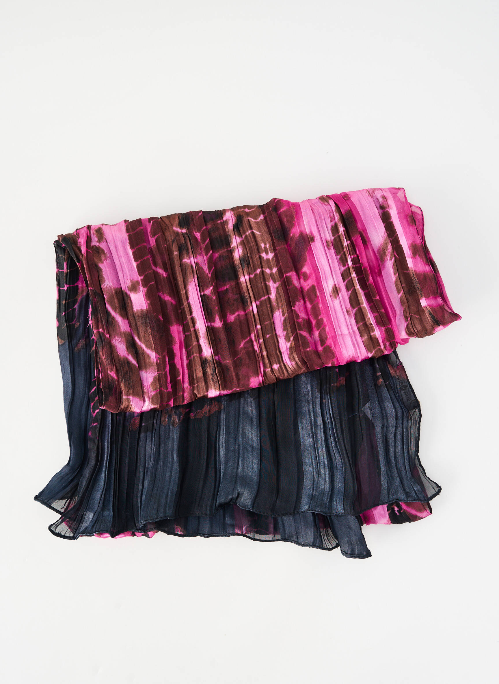 Foulard effet matière satinée violet SURKANA femme