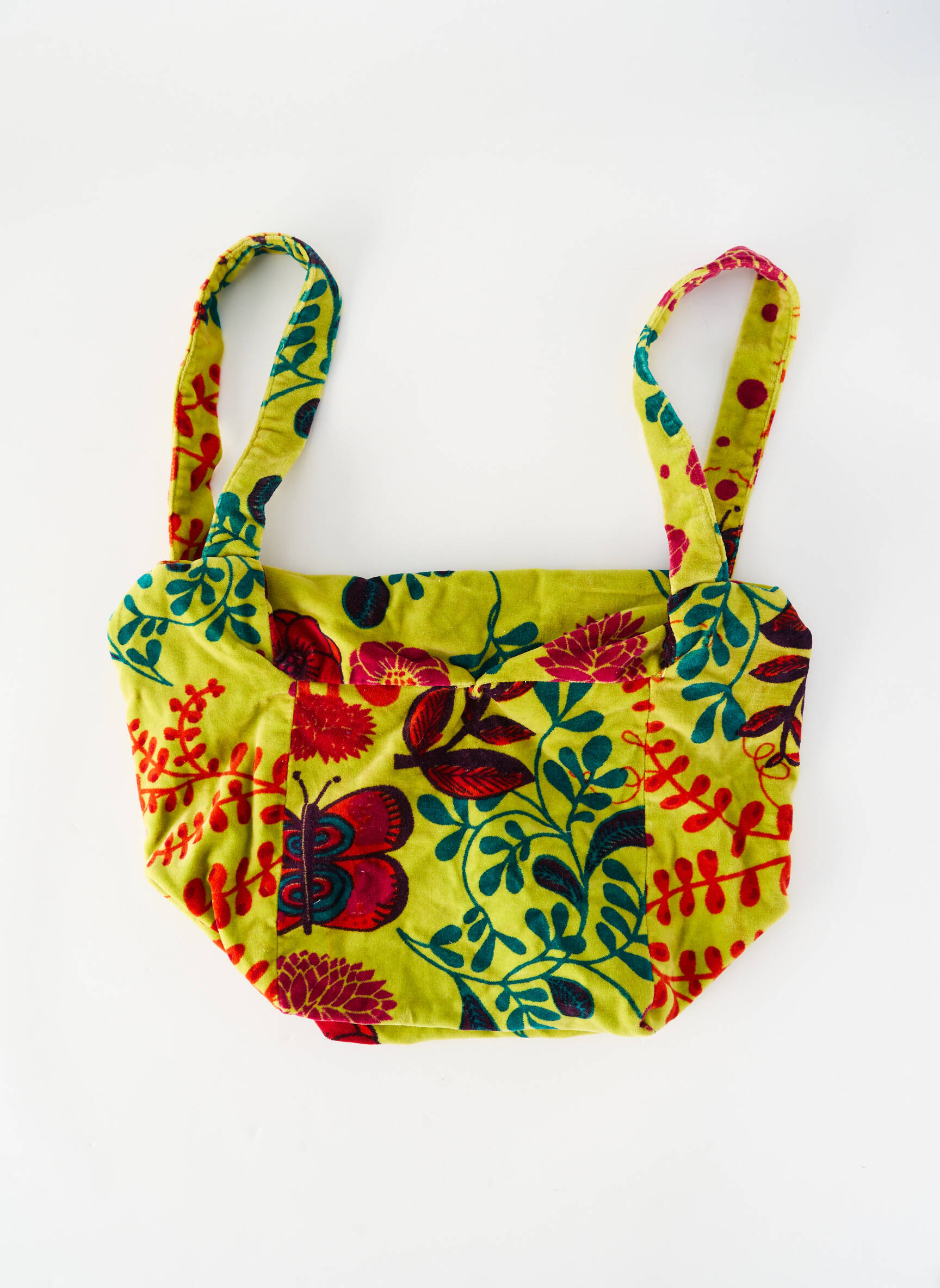 Sac fermeture zippée forme rectangulaire vert LA FIANCEE DU MEKONG femme