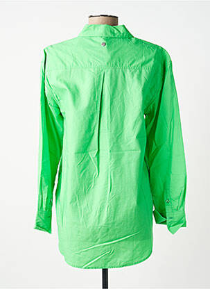Chemisier coupe droite manches longues vert GARCIA femme