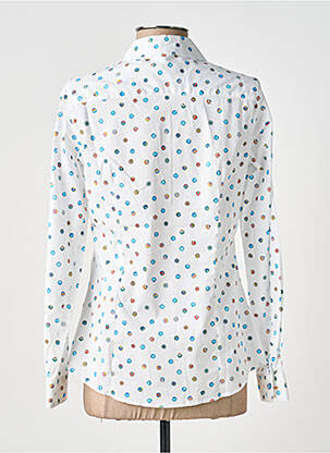 Chemisier coupe cintrée blanc BARILOCHE femme