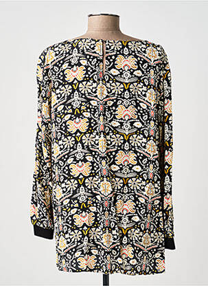 Blouse imprimé fantaisie manches longues noir GARCIA femme