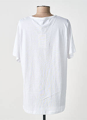 T-shirt coupe droite manches courtes blanc CISO femme