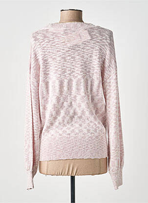 Pull col v manches longues rose GARCIA femme