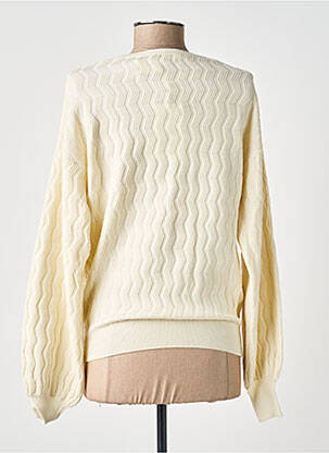 Pull col v manches longues beige GARCIA femme