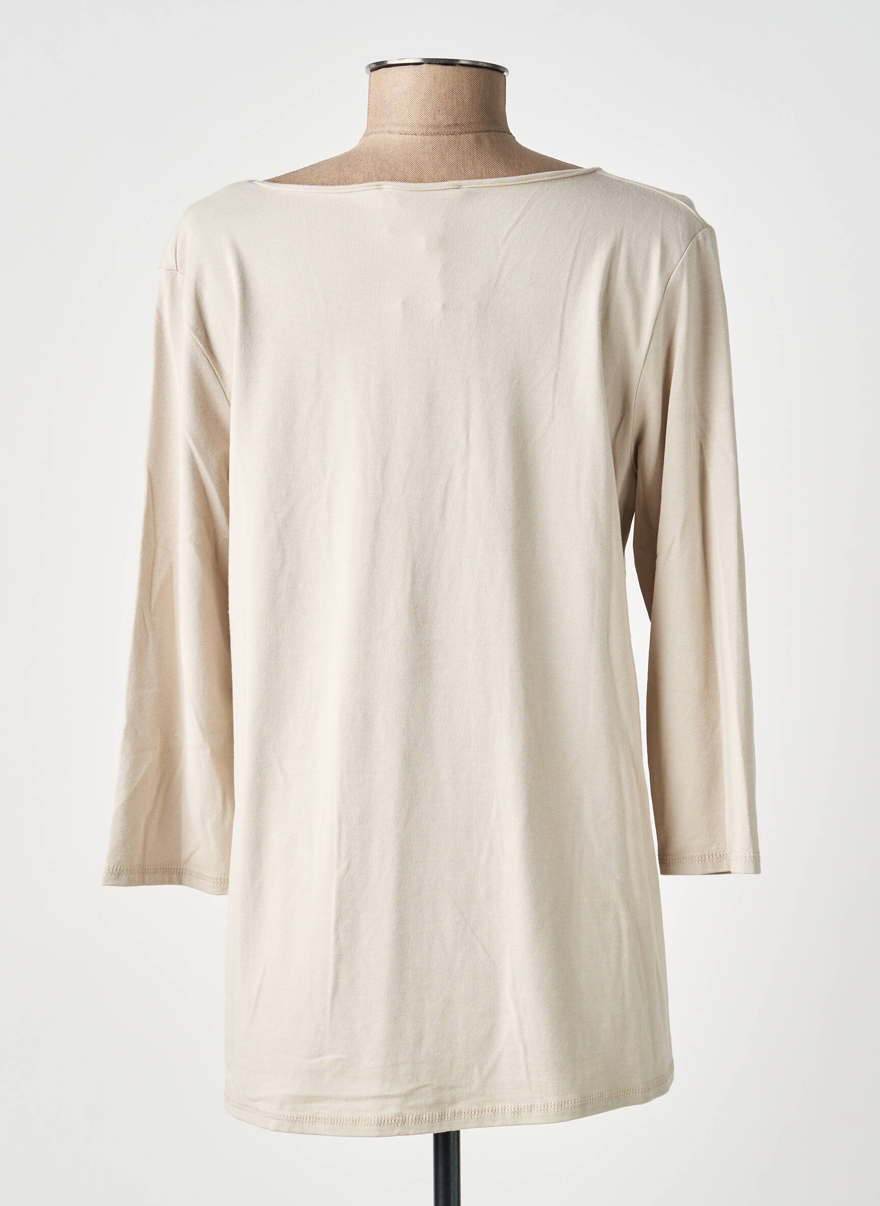 T-shirt manches longues manches longues beige GUITARE femme