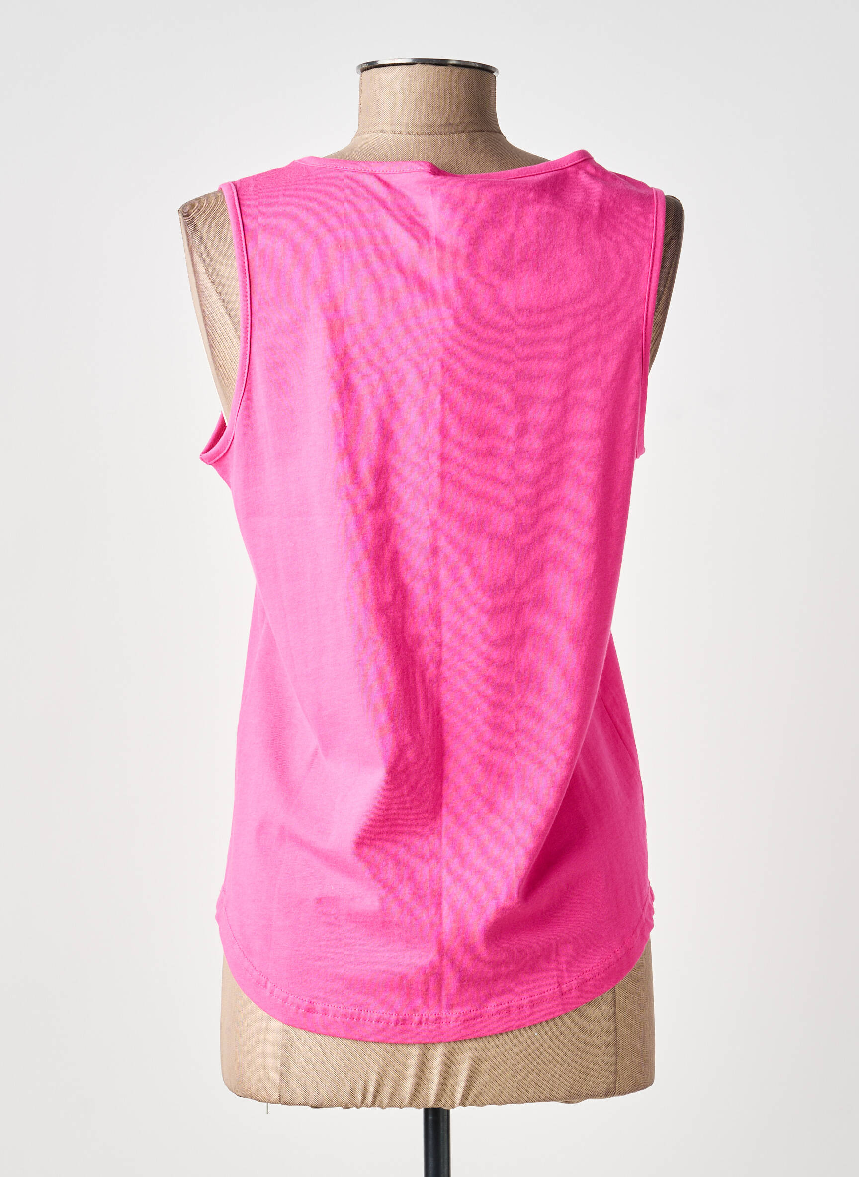 Top stretch sans manche violet JENSEN femme