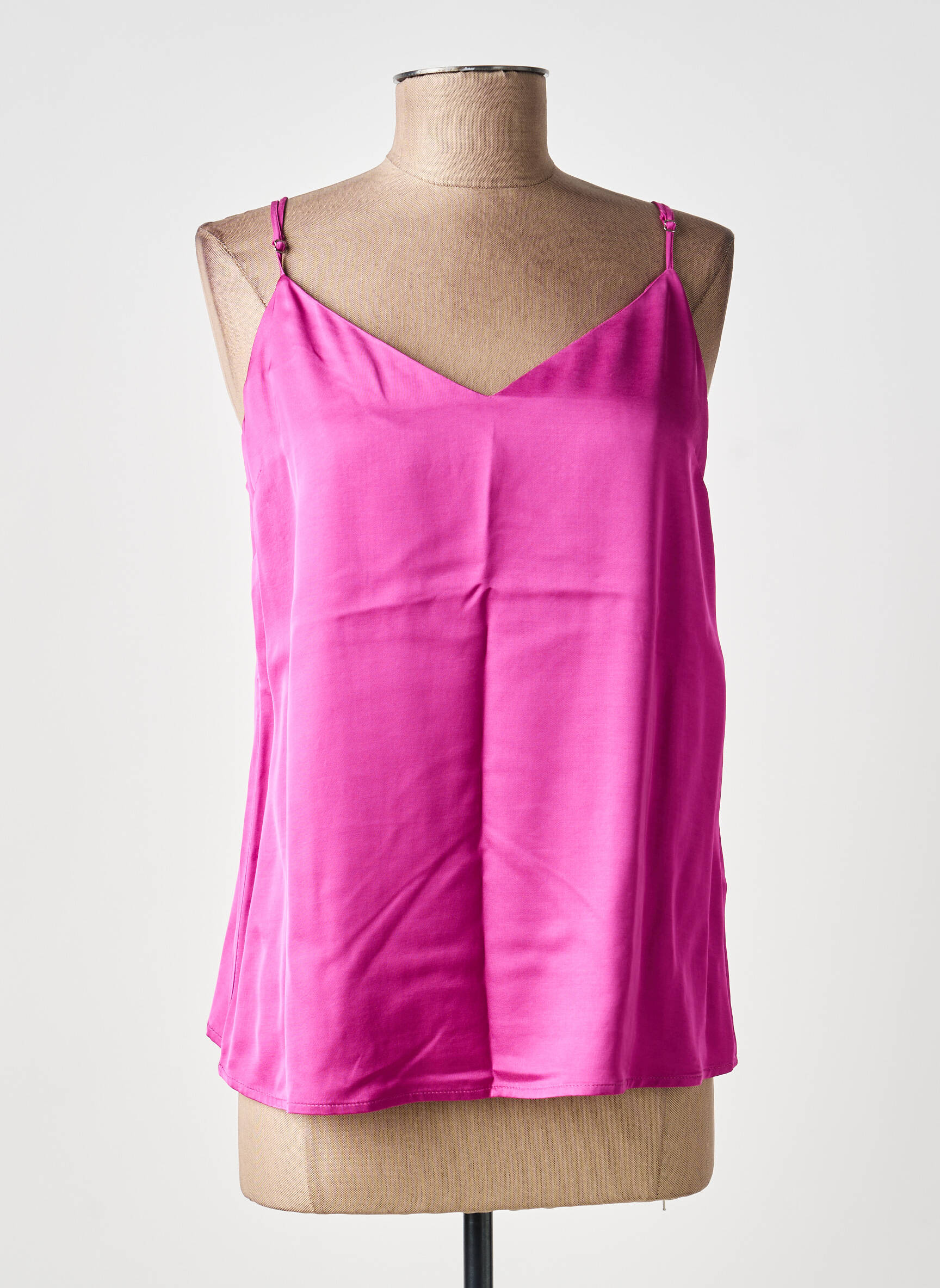 Top manches bretelles ajustables fines bretelles violet ZILCH femme