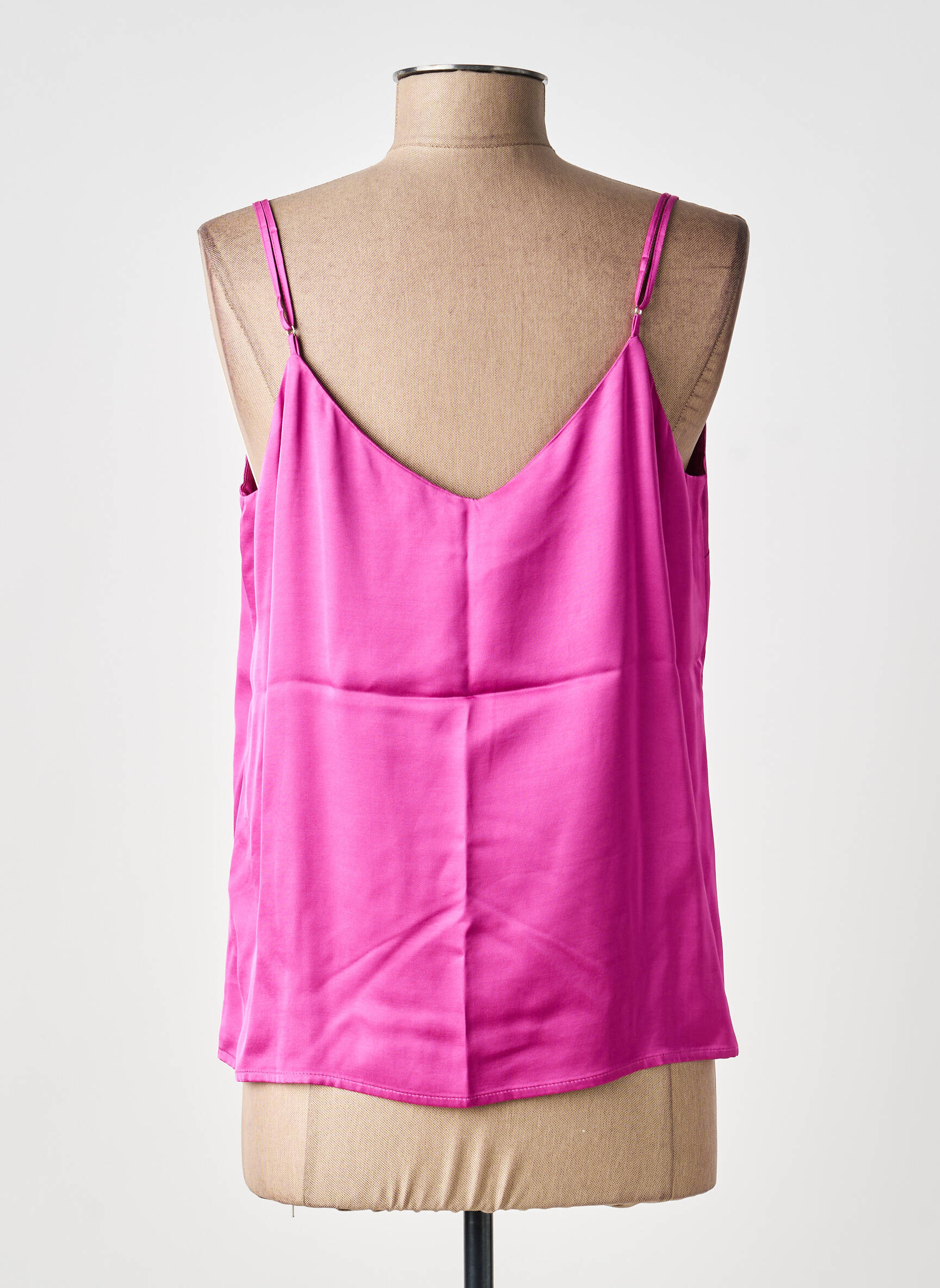 Top manches bretelles ajustables fines bretelles violet ZILCH femme