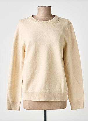 Pull stretch manches longues beige MD'M femme