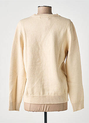 Pull stretch manches longues beige MD'M femme