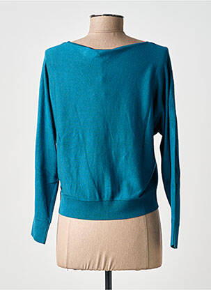 Pull coupe cintrée manches longues bleu ZILCH femme