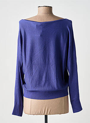 Pull coupe cintrée manches longues violet ZILCH femme