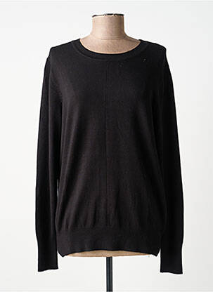 Pull stretch manches longues noir WNT COLLECTION femme