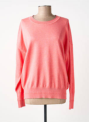 Pull stretch manches longues rose JENSEN femme