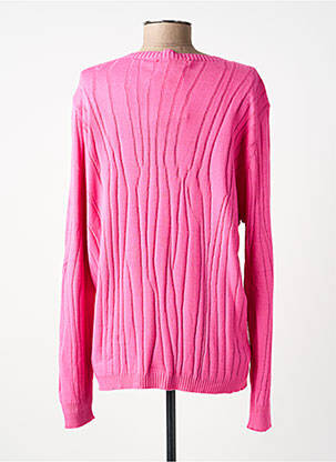 Pull stretch manches longues rose I.ODENA femme