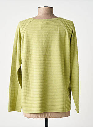 Pull coupe cintrée manches longues vert BARBARA LEBEK femme